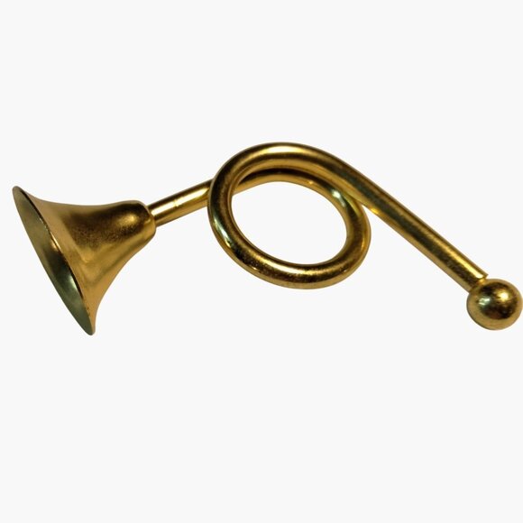 Miniature  French Horn Bugle Christmas Ornament Decor Crafts - Picture 2 of 5
